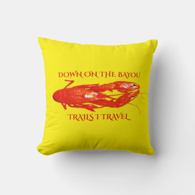 Coussin En Bas Sur Le Bayou (Recto)