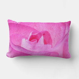 Coussin en coton rose Rose