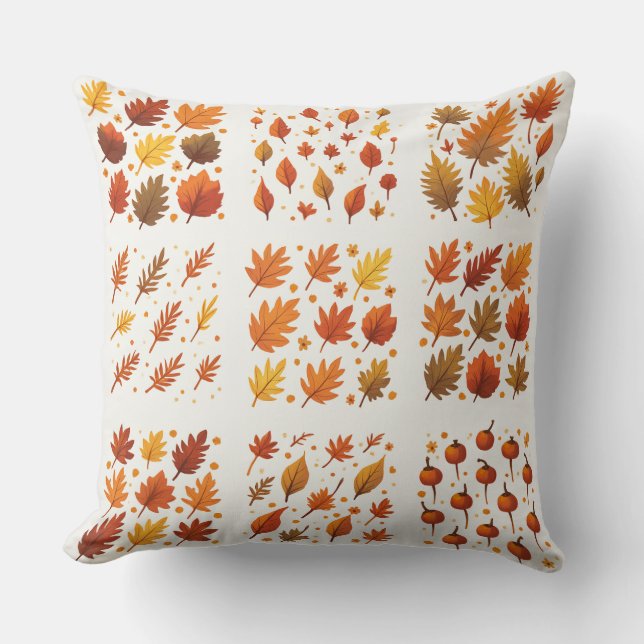 Coussin en coussin d'automne (Recto)