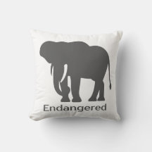 En danger Sauvez nos éléphants Gris Silhouette