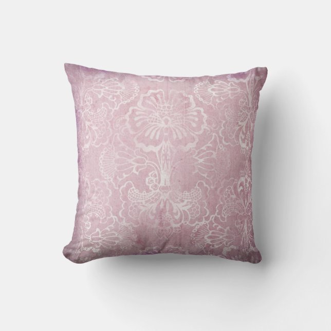 Coussin en dentelle rose (Recto)