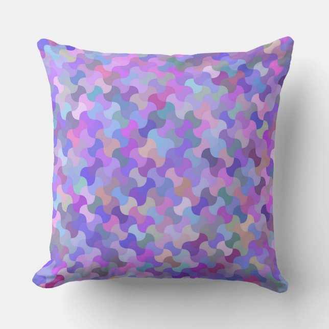 coussin en mosaïque pastel (Recto)