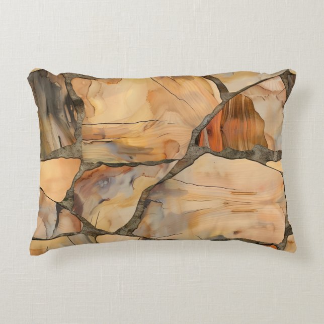 Coussin en polyester personnalisé moderne 12x16 (Devant)