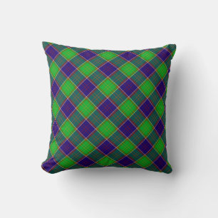 Coussin en tartan Colville Coussin à carreaux jeté