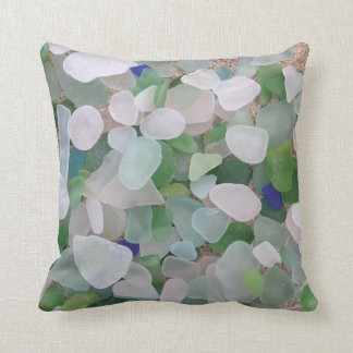 Coussin en verre de mer