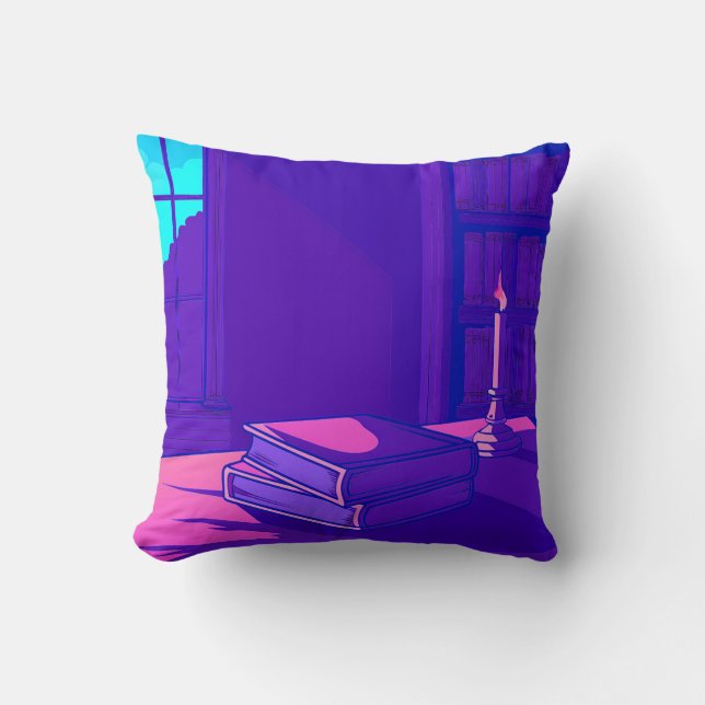 Coussin Enchanted Library Glow (Recto)