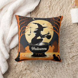 Coussin Enchanter des potions brassantes de sorcières sous