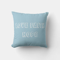 Encouragez l'amour, la foi, l'espoir avec ce bleu 