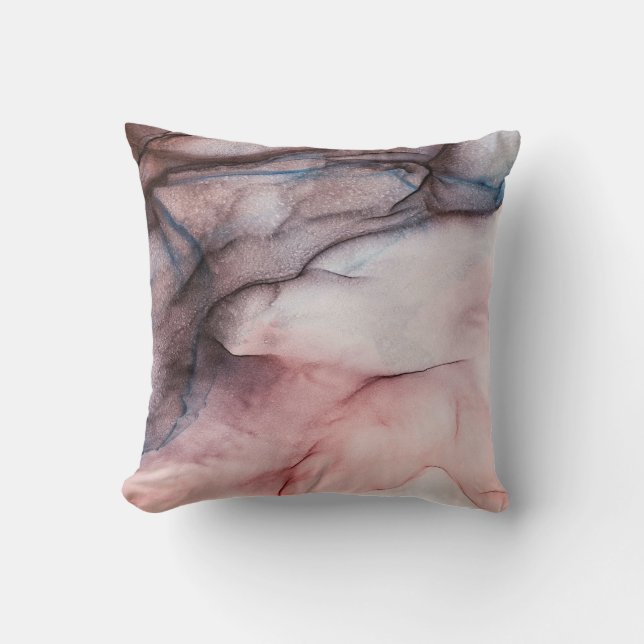 Coussin encre d'alcool rose (Recto)