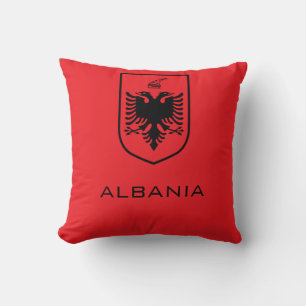 Coussin Encre de l'Armoirie Nationale Albanaise Héritage