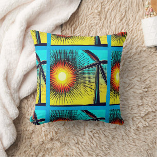 Coussin Énergie solaire et éolienne