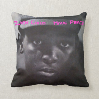 Coussin Enfant noir