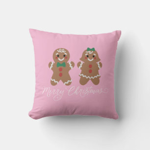 Coussin Enfants en pain d'épices mignons avec des noeuds