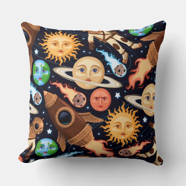 Coussin Enfants spatiaux (Recto)