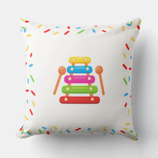 Coussin Enfants Xylophone Theme Carré Cushion