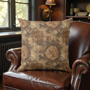 Coussin Engrenages Steampunk Victorien