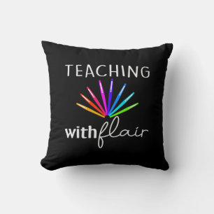 Coussin Enseignant Cadeau Enseignant Avec Flair
