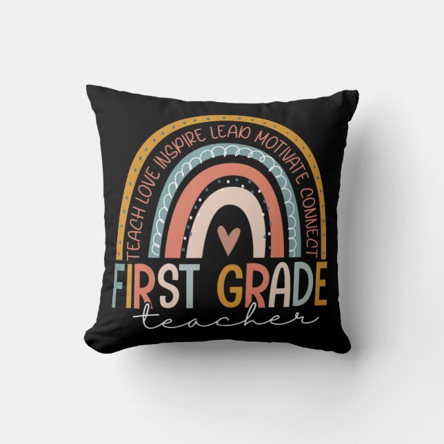 Coussin Enseignant de première année enseigner l'amour Ins (Recto)