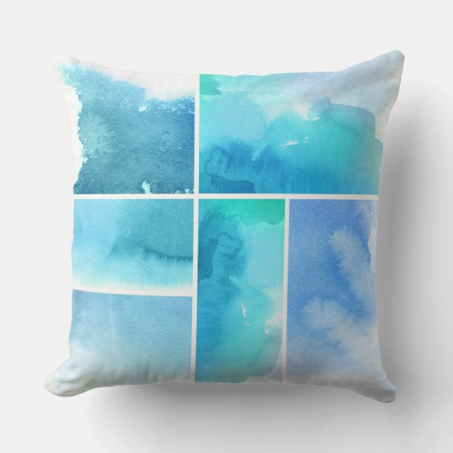 Coussin Ensemble de l'abrégé sur 2 peints à la main (Recto)