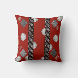 Coussin Ensemble (rouge, noir et gris)