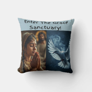 Coussin Enter The Grace sanctuary design 1 color theme 1