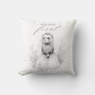 Coussin Enterrement de Vie de Jeune Fille Filles Féroces M