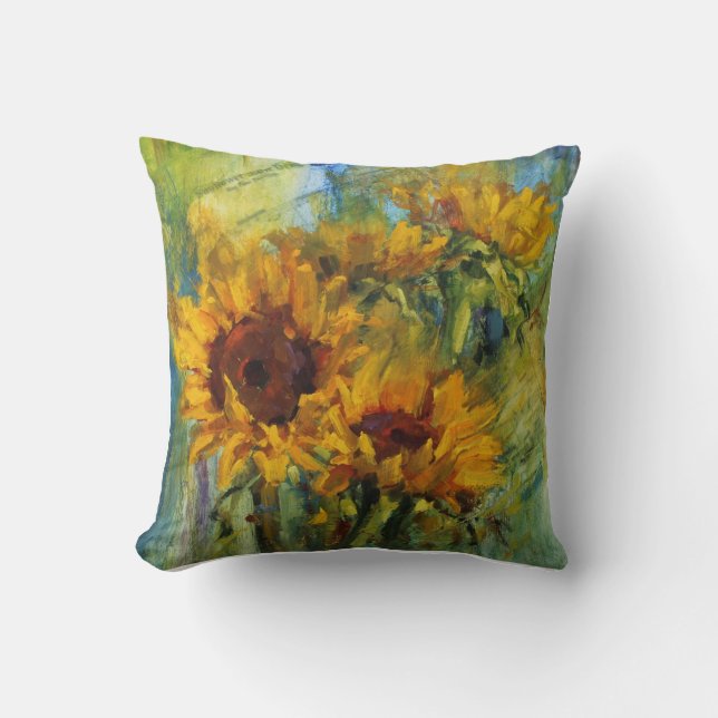 Coussin Entrave de Slo de tournesol (Recto)