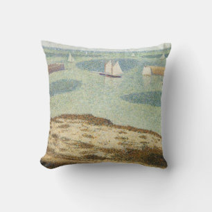Coussin Entrée du port par Georges Seurat, Art ancien