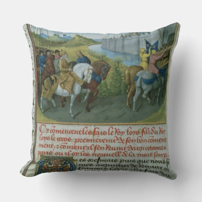 Coussin Entrée f.22 du franc 6465 de Louis VII dans (Recto)