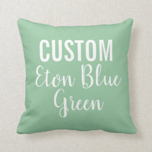 Coussin Épervier d'oreillers à lancer vert BLEU personna