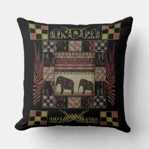 Coussin Ephapes ethniques disparates en Inde
