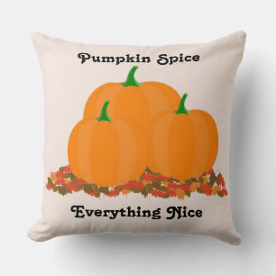 Coussin Épices citrouilles Tout Beau Chute Décorative
