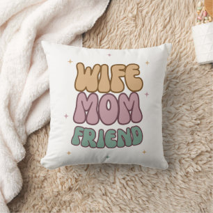 Coussin Épouse Maman Amie, Cadeau de Fête des Mères, Cadea