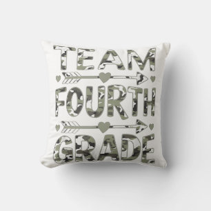 Coussin Équipe 5E Année Retour À L'École Jour Enseignants