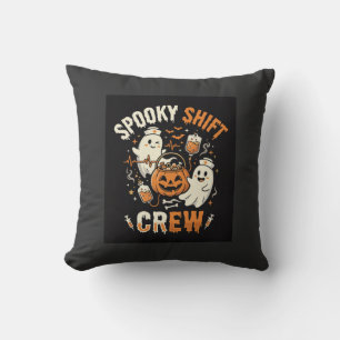 Coussin Équipe de fantômes d'infirmières d'Halloween