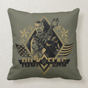 Coussin Équipe de suicide   Insigne Drapeau Rick