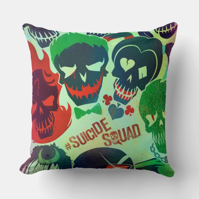 Coussin Équipe de suicide | Jeu de groupe (Recto)
