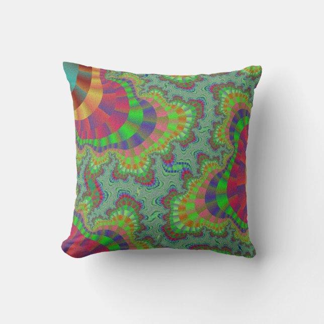 Coussin Équipement Rainbow vert (Recto)