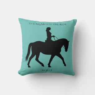 Coussin Équitation équitation personnalisées lancer oreill