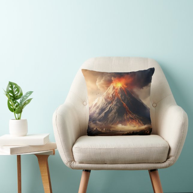 Coussin Éruption volcanique (Chaise)