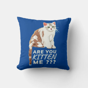 Coussin "ES-TU EN TRAIN DE ME FAIRE CUIRE" drôle, mignonn