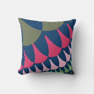 Coussin Escaliers verts et roses de la forêt