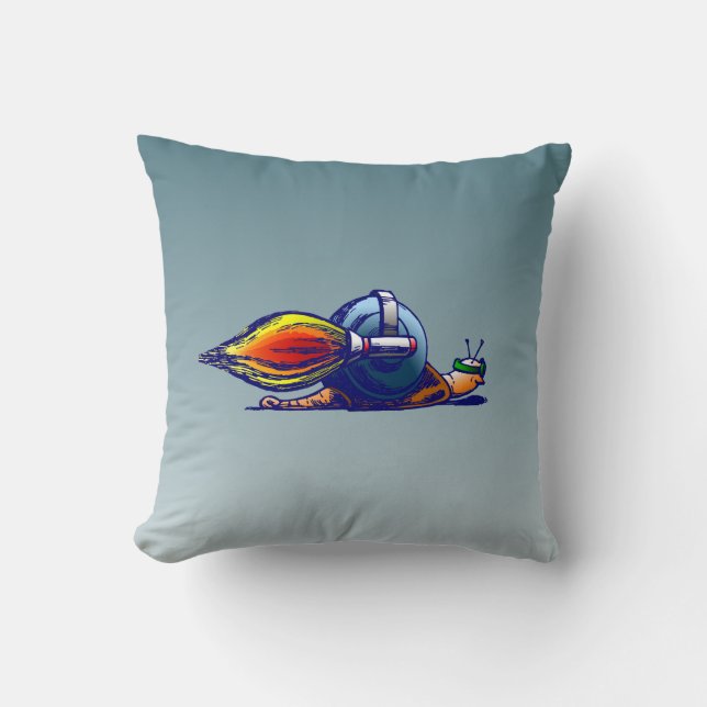 Coussin Escargot Fusée (Recto)