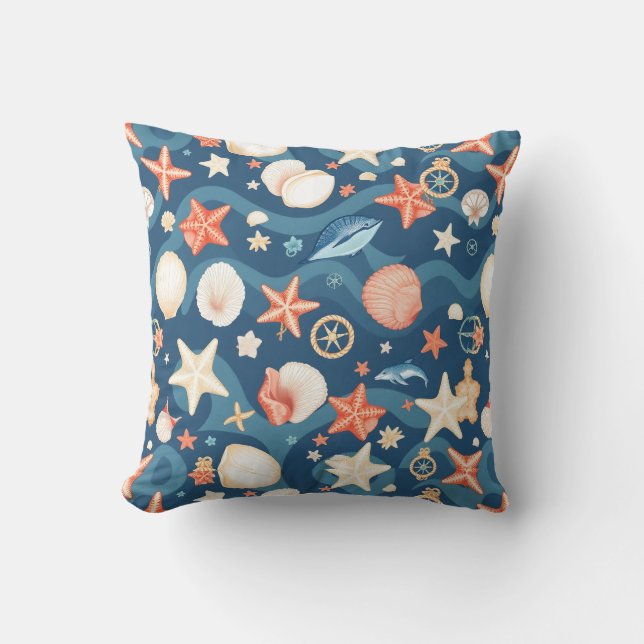 Coussin Escaut Balnéaire Jeu d'oreillers - Confort Côtier (Recto)