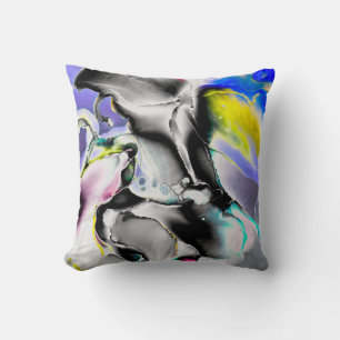Coussin Espace. Arrière - plan blanc brillant. Photo de l'