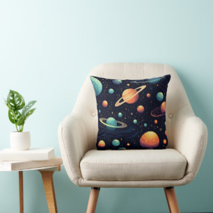 Coussin Espace coloré