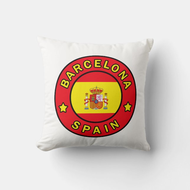 Coussin Espagne de Barcelone (Recto)
