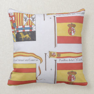 Coussin Espagnol diminue, d'un livre français des