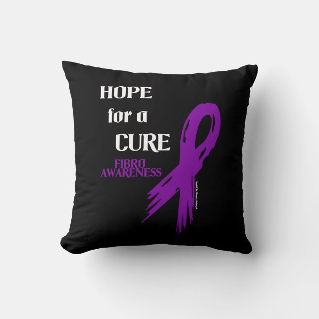 Coussin Espoir d'un Ruban Cure/Torn...Fibro (Recto)