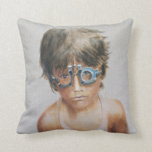Coussin Essai d'oeil chez Vivekananda